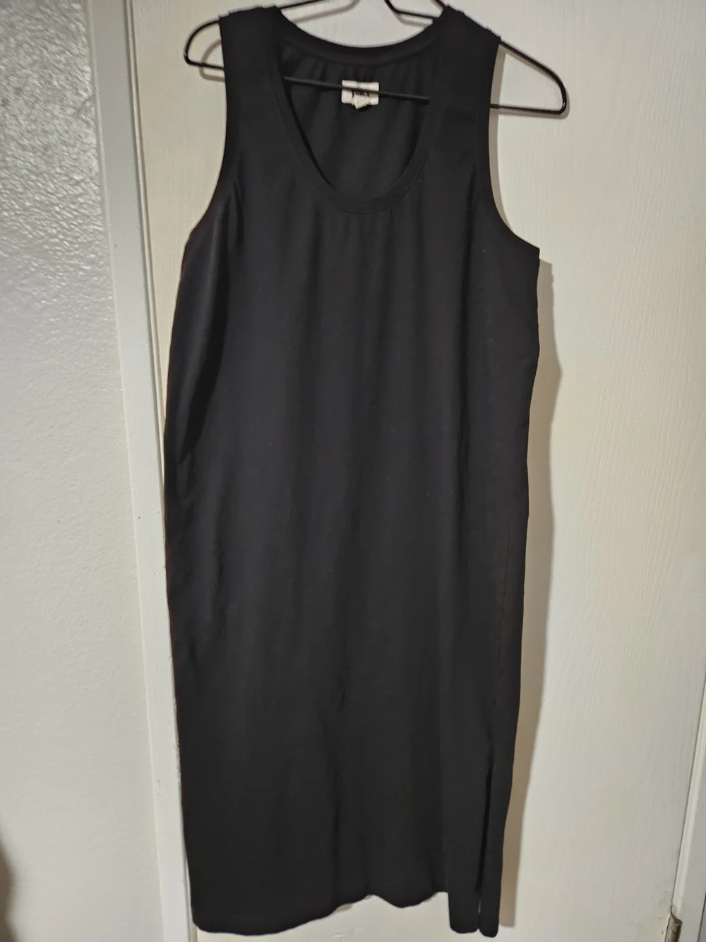 Pact Black Softspun Tank Midi Dress - Picture 1 of 6